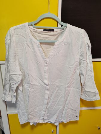 Bluse von Cecil in Weiss Grösse L guter Zustand