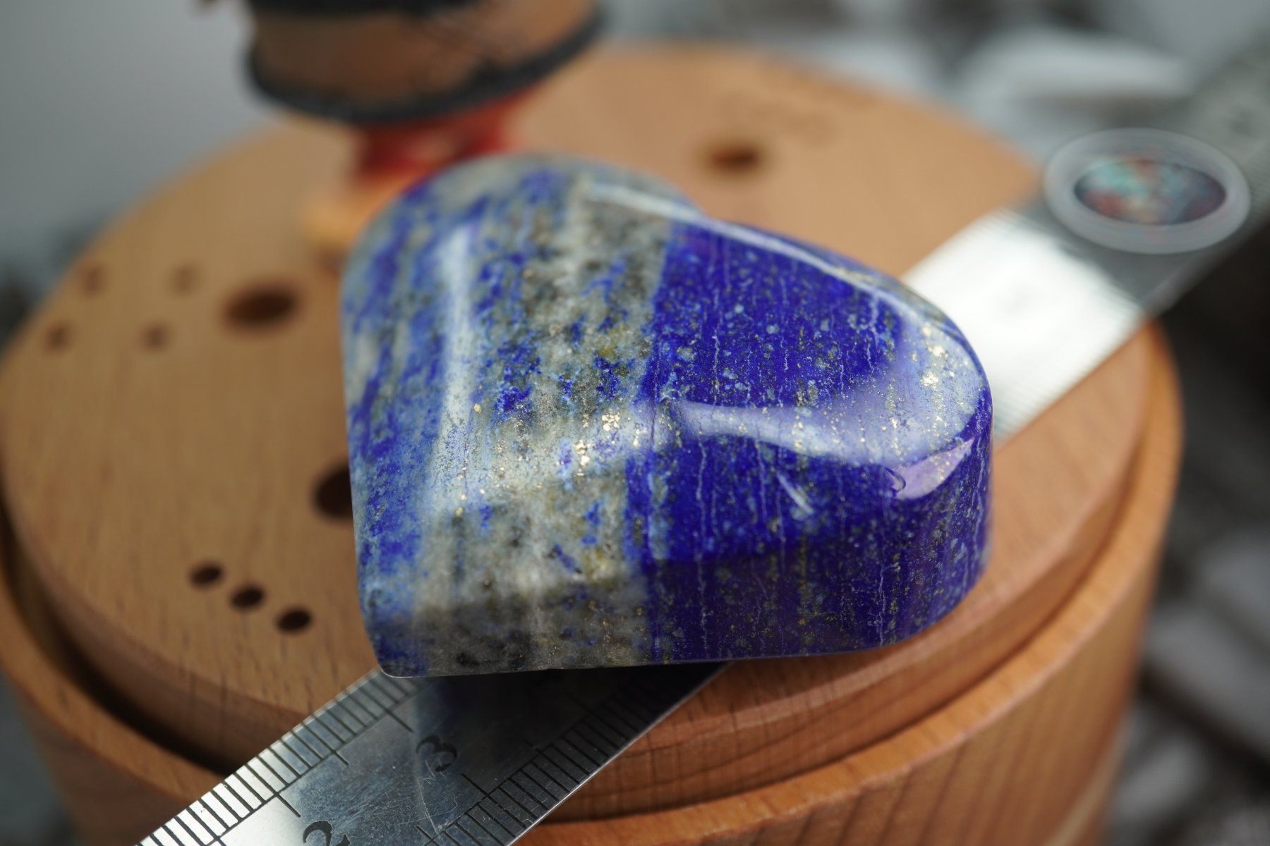 Minerali & Pietre curative: Lapis Lazuli    Herz      6cm   Räumung  np28.- – Nuovo e nell'imballaggio originale da Eschenbach SG venduto da topstone 7