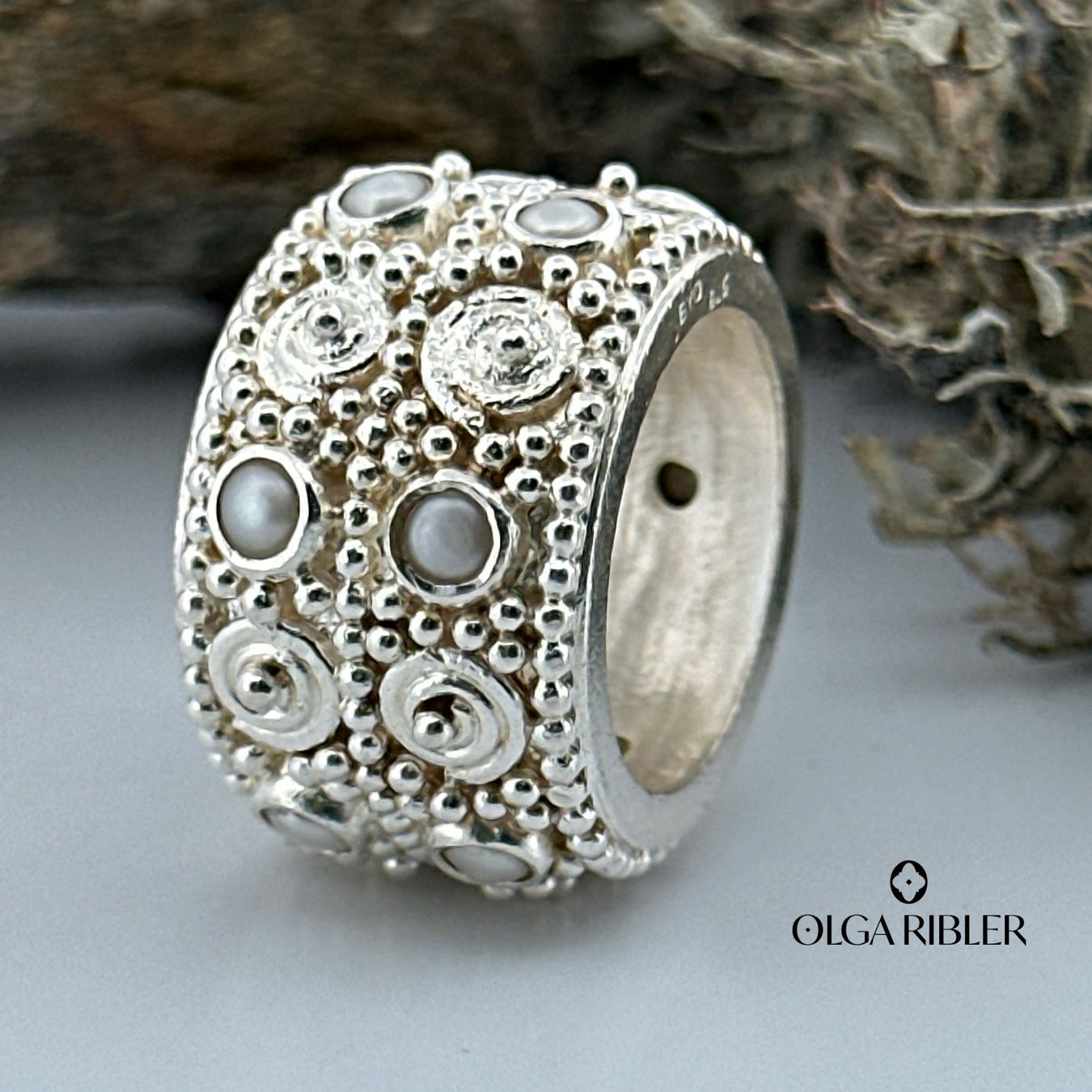 Olga Ribler Ringe: Statement Silber Ring 925  Grösse 55 – Neu (gemäss Beschreibung) aus Luzern von Schmuckoutlet