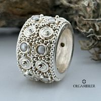 Statement Silber Ring 925  Grösse 55