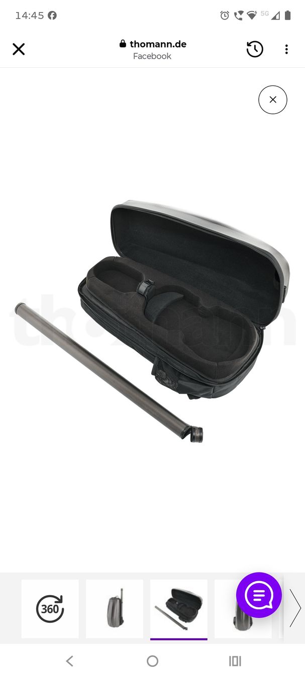 Thomann Taschen: Étui pour violon Thomann Carbon L étui souple – Neu (gemäss Beschreibung) aus Servion von jpr_k2bj 2