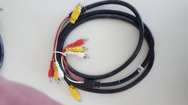 Cinch Kabel 2 m 4 polig
