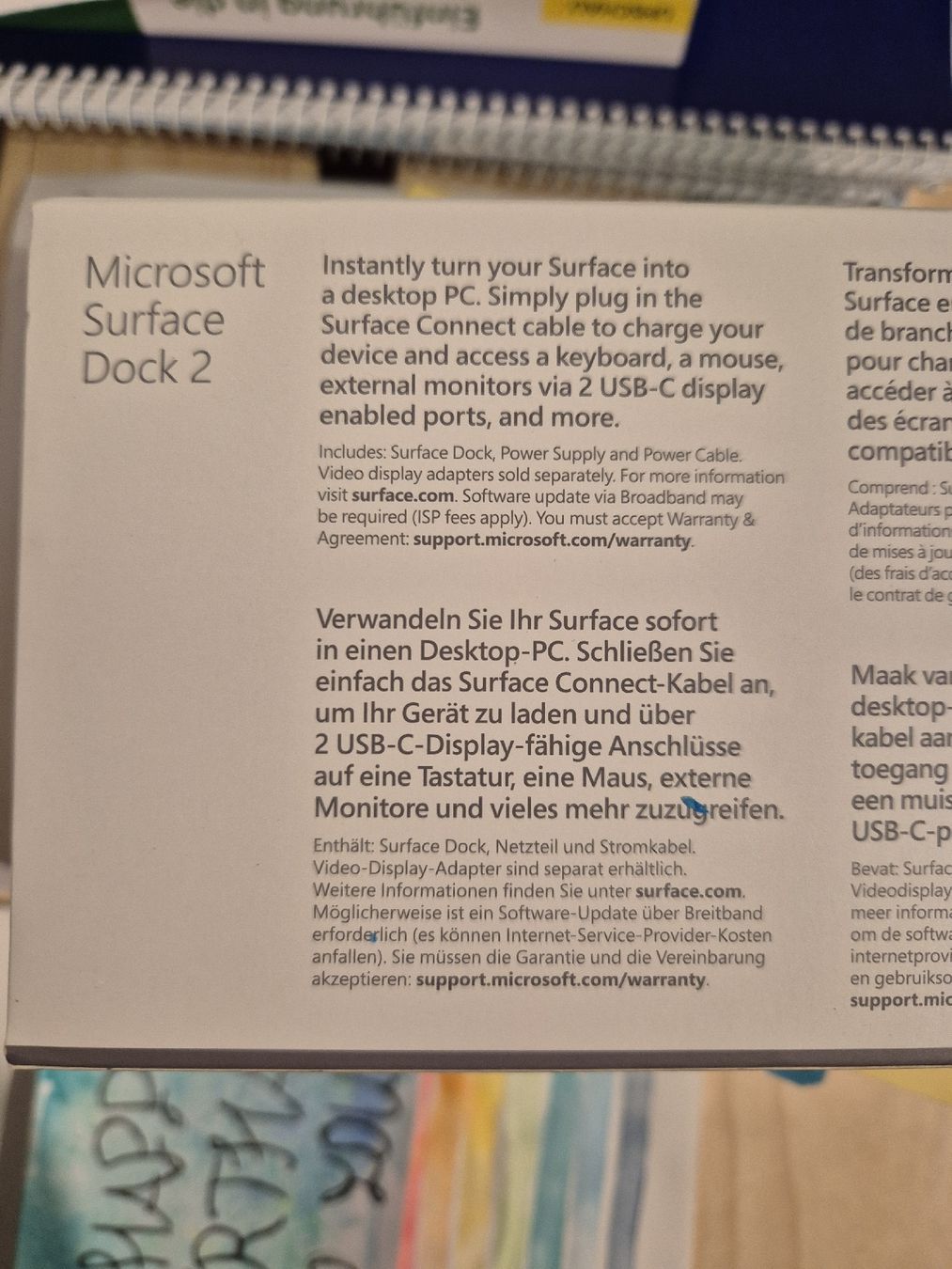 Microsoft Docking station: Microsoft Surface Dock 2 - Vielseitige Dockingstation – Neuf avec emballage d'origine à Magden par SamweisBCH 2