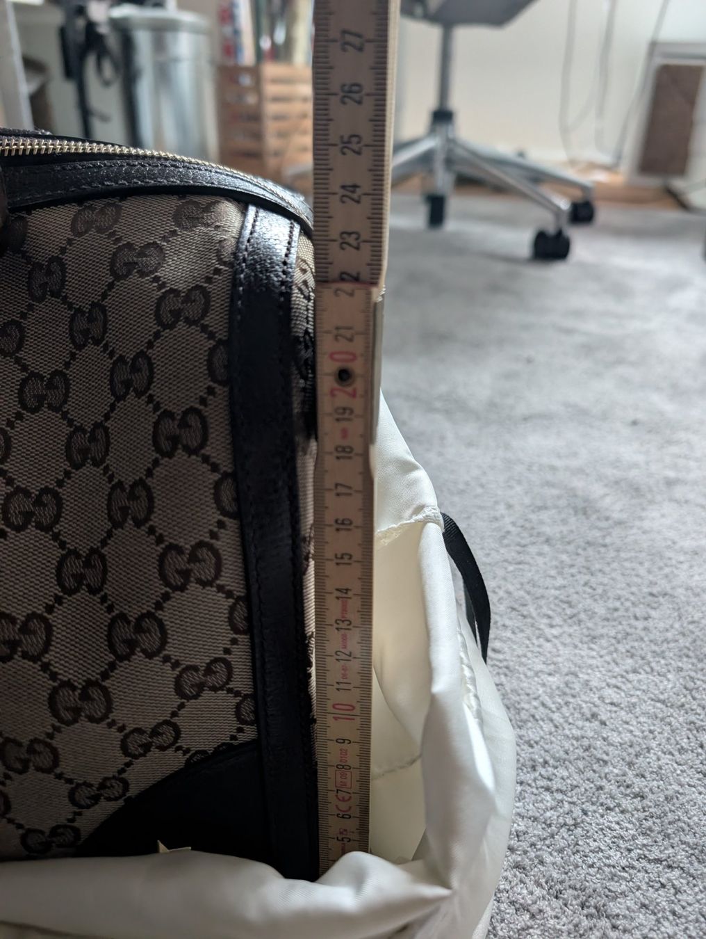 Gucci Borse da donna: Gucci Boston Bag Biene Vintage Web Medium GG – Nuovo (secondo la descrizione) da Merenschwand venduto da lorelei-05 6
