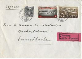 Eilsendung 1944, Frankatur