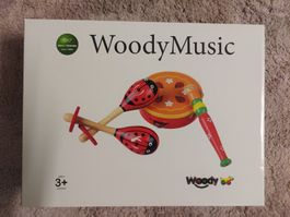 Woddy Instrumente aus Holz für Kinder NEU