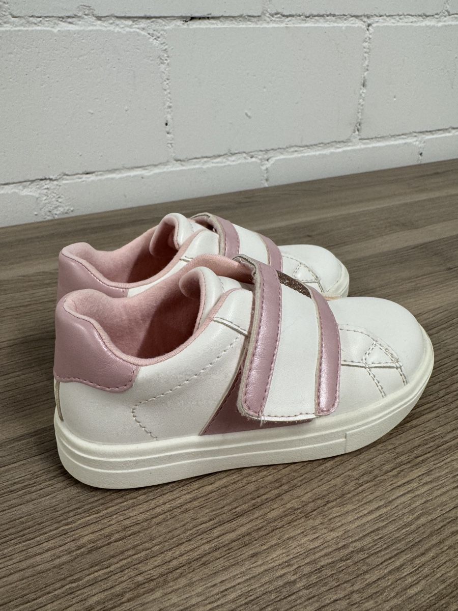 Tommy Hilfiger Schuhe für Mädchen: Tommy Hilfiger Sneaker Grösse 25 weiss/rosa – Gebraucht aus Geroldswil von CarrieO91 3