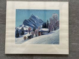 Ortsstock Braunwald von Fritz Zwicky