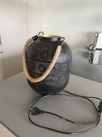 Orientalische Decken-/Tischlampe mit Seil