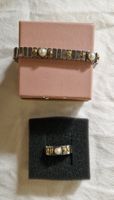 ARMBAND UND RING EDELSTAHL MI GOLD