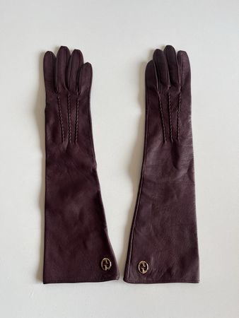 Gucci leather gloves 6 1/2