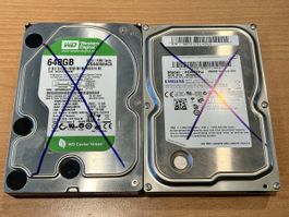 2 Defekte Festplatten, Restposten 