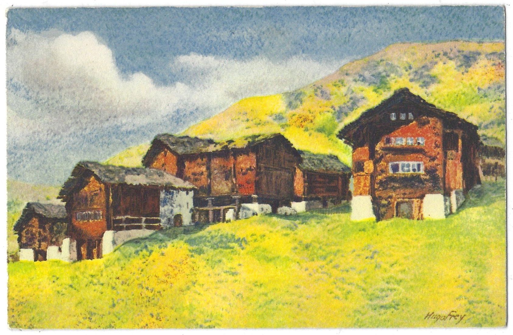 Cartoline postali: La  Sage  (Valais) – Usato da Bütschwil venduto da Jackson1A