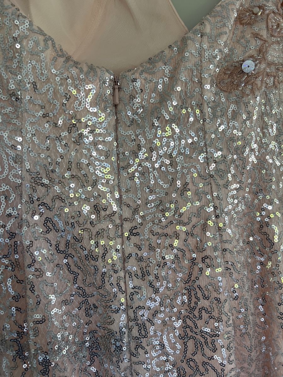 Vestiti: Glitzerndes Abendkleid mit Stola, Grösse 36-38 – Usato da Zürich venduto da dr.s 8
