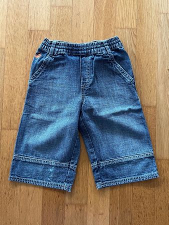 Kurze Jeans für Jungs, Gr. 104, C&A, mit Gummizug & Kordel