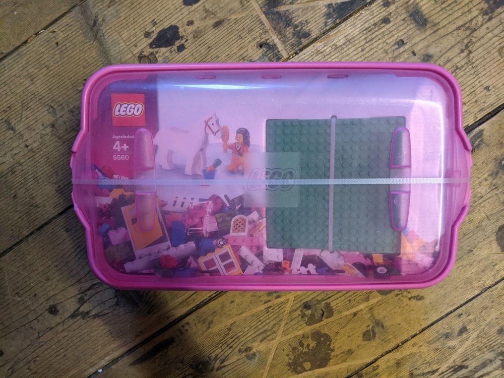 NEU Lego grosse rosa Brick Box 5560 - 4+