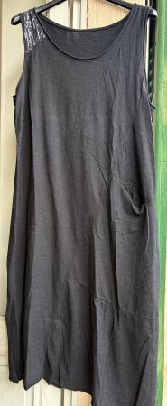 Vestito in cotone con dettaglio, M