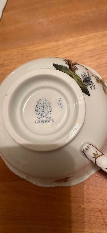 Tassen: HEREND Teetasse  – Gebraucht aus Bütschwil von Biberli59 2