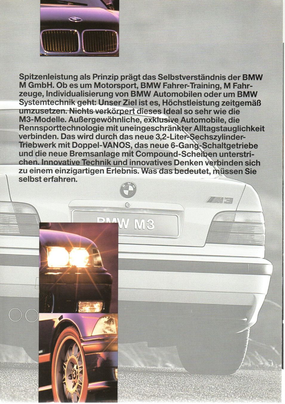 BMW Automobili: BMW M3 E36 - Original-Prospekt im Topzustand – Nuovo (secondo la descrizione) da Malans GR venduto da Chueche427 5