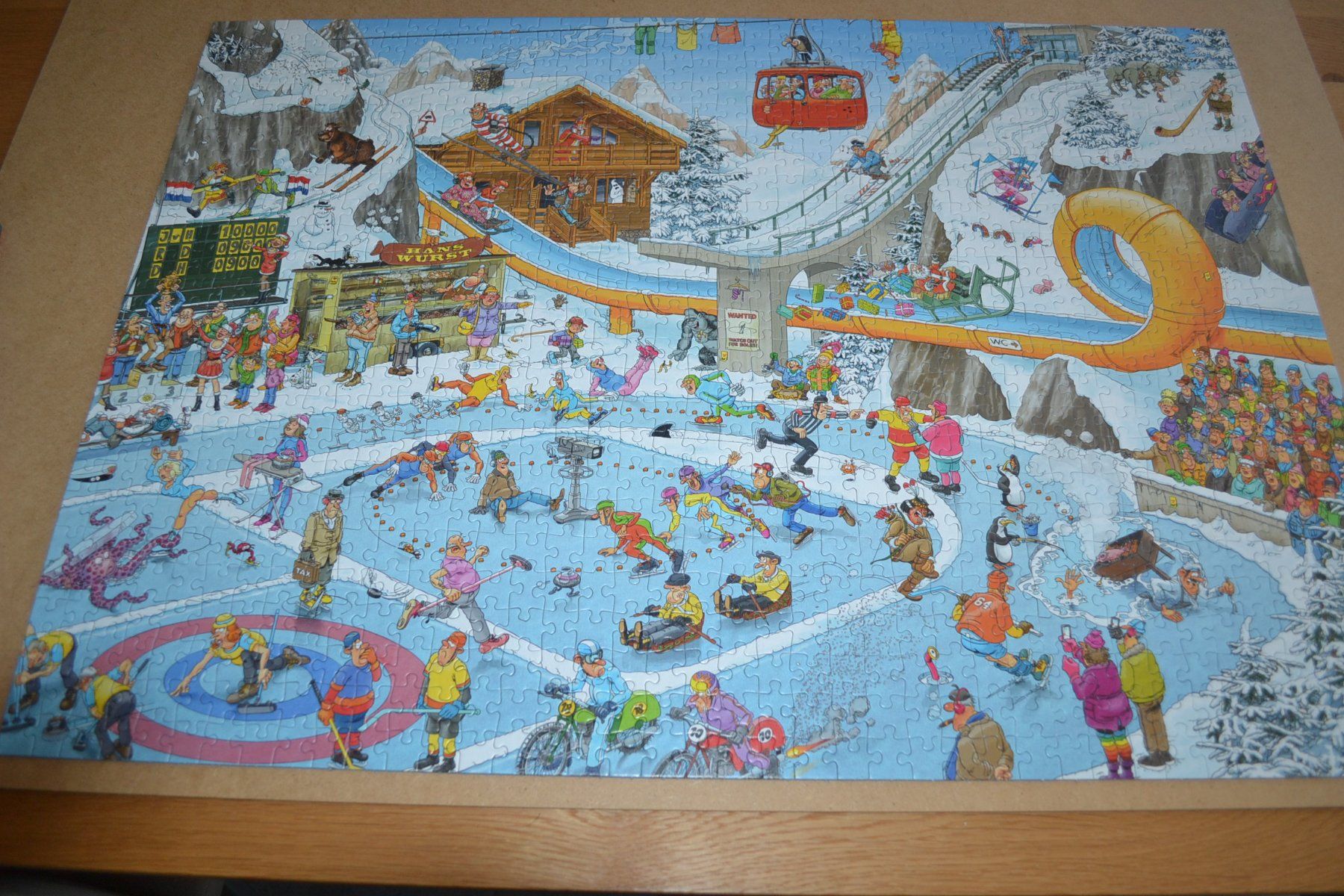 Puzzle: Puzzle 1000 Teile - Winterspiele – Usato da Kölliken venduto da Knorrli58 3