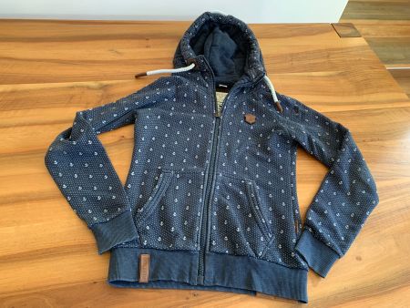 Naketano Damen Hoodie Jacke Kapuze Anker, Top Zustand, Gr. S
