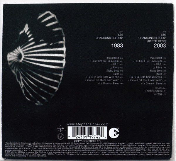 CDs: Stephan Eicher LES CHANSONS BLEUES  Noise Boys  Pop Rock 2CD – Gebraucht aus Kandergrund von Sososo 1