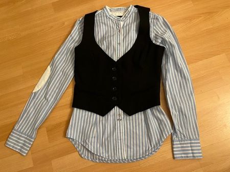 Hemd mit Gilet Zara Gr.XS