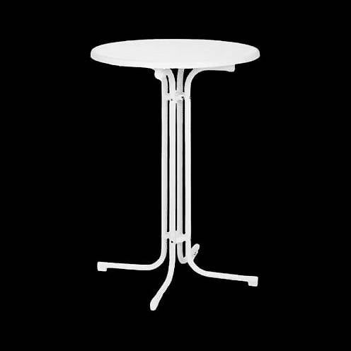 Tische: Stehtisch Easy White, ca. 8 kg, klappbar – Gebraucht aus Schlieren von ravk