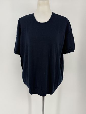 Kurzarm Woll Pullover von Peter Hahn Gr. 50/52