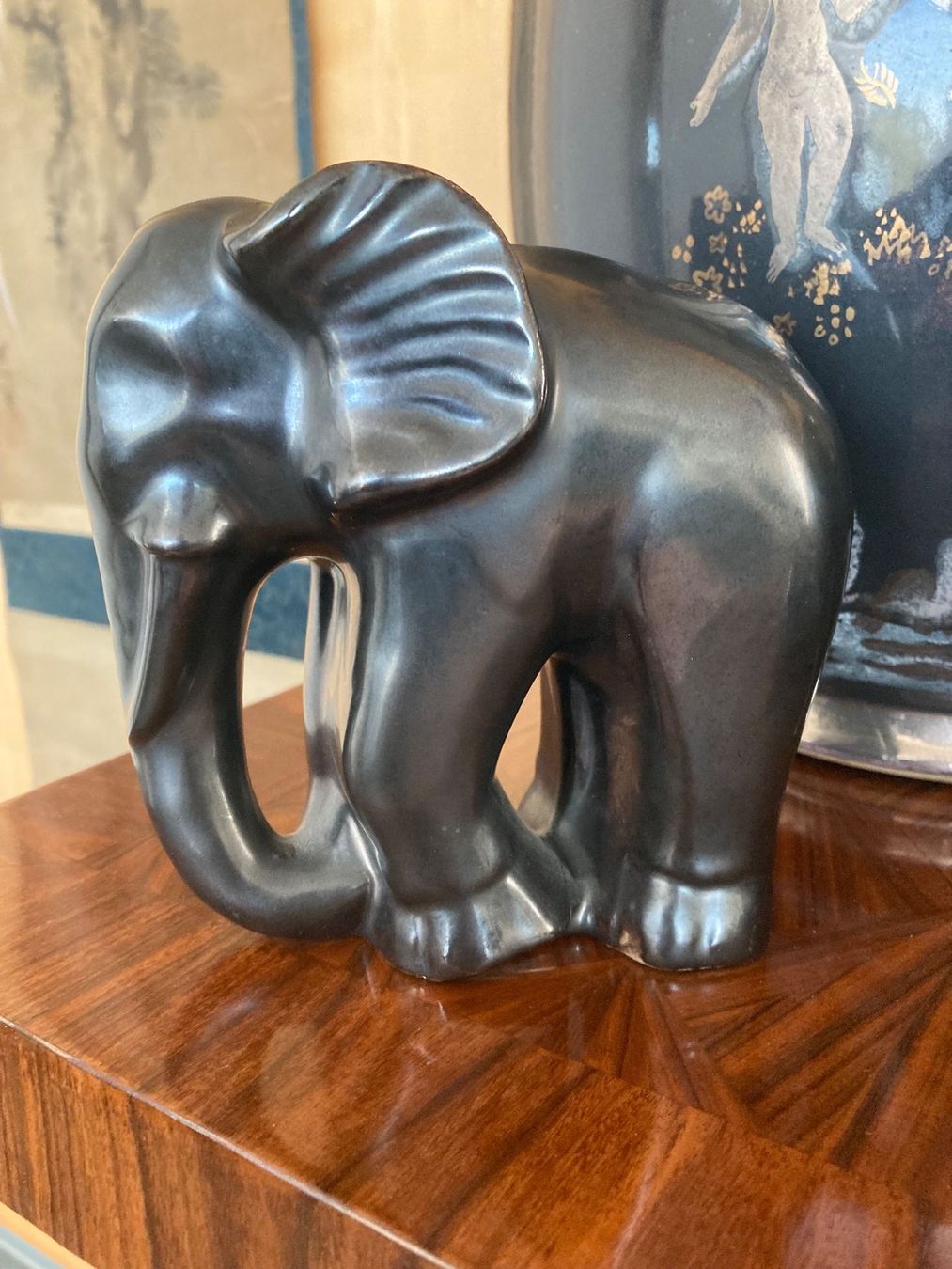 Statuette: ART DECO ELEFANT FIGUR KERAMIK – Usato da Zürich venduto da kostbares 3