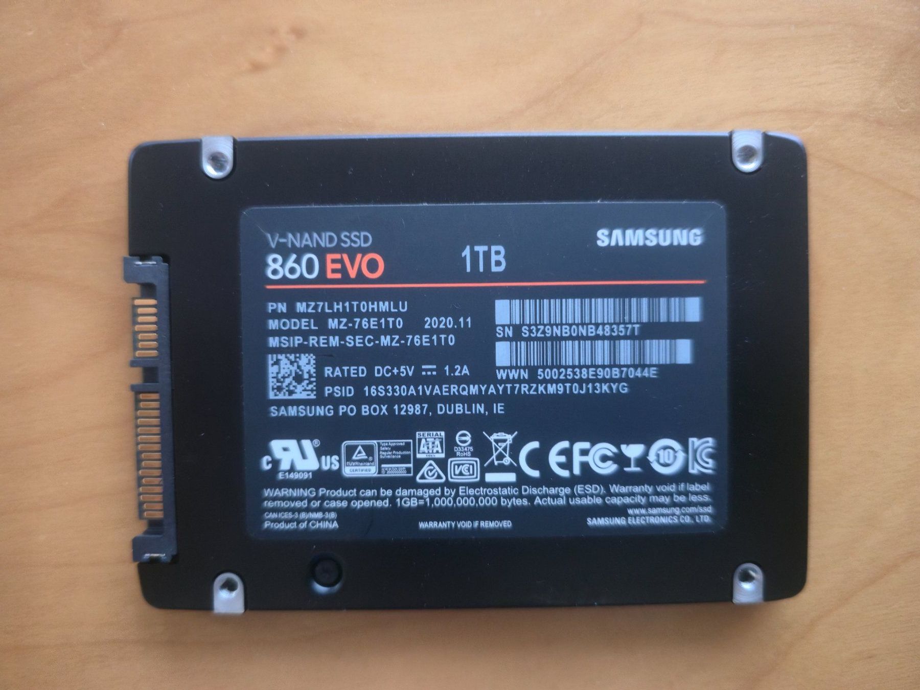 Samsung Dischi rigidi: Samsung SSD-Harddisk 860 EVO 1TB – Usato da Langnau am Albis venduto da Thueppi 1