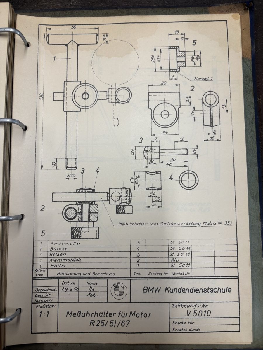 Libri: BMW R25 Original Instandsetzungs-Anleitung  – Difettoso da Mühlau venduto da bsa-driver 1