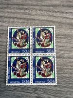 Briefmarken Pro Patria 1970 50Rp. 4er Block ungezähnt