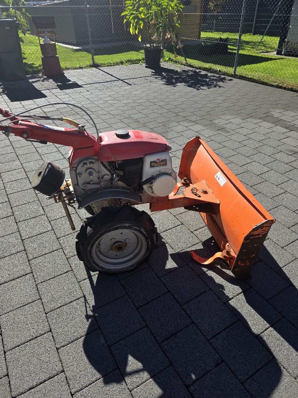 Einachser Robin PR15S mit Schneeschild gebrauchter Zustand (Gebraucht ...