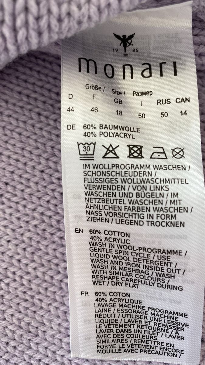 Monari Maglioni & Felpe: Monari Strickpullover Lila Gr.44 - Neuwertig – Nuovo (secondo la descrizione) da Illnau venduto da Sniwi67 2