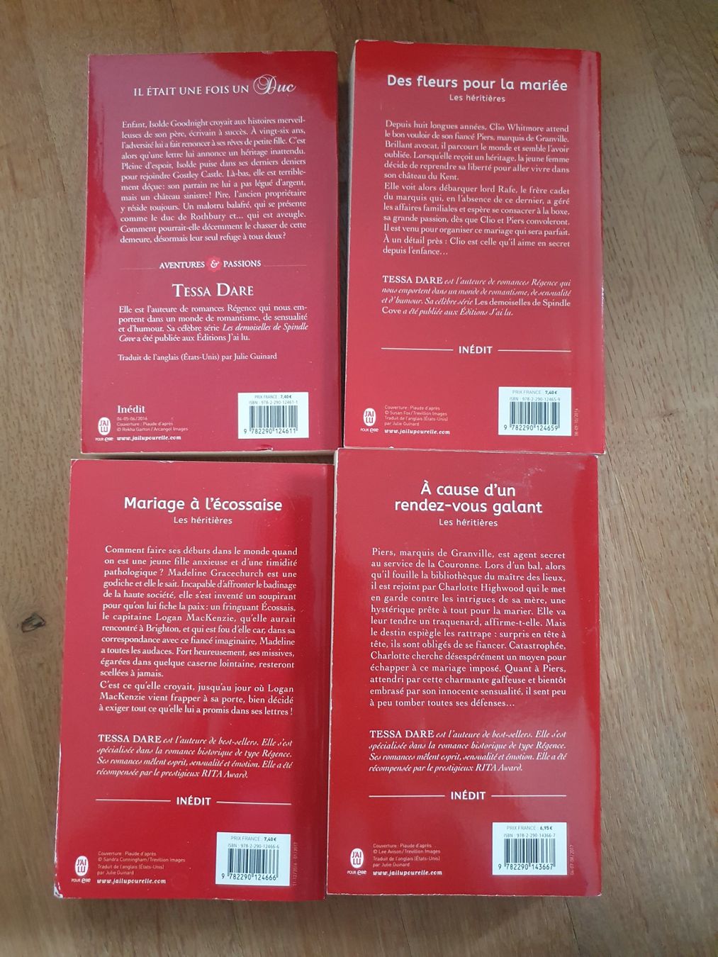 Bücher: 4 romans de Tessa Dare – Gebraucht aus Oftringen von papillon075 1