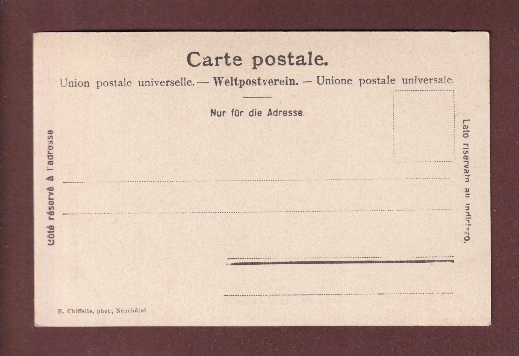 Cartoline postali: CHAUMONT - La Chapelle – Usato da Pully venduto da nicecards-shop 1
