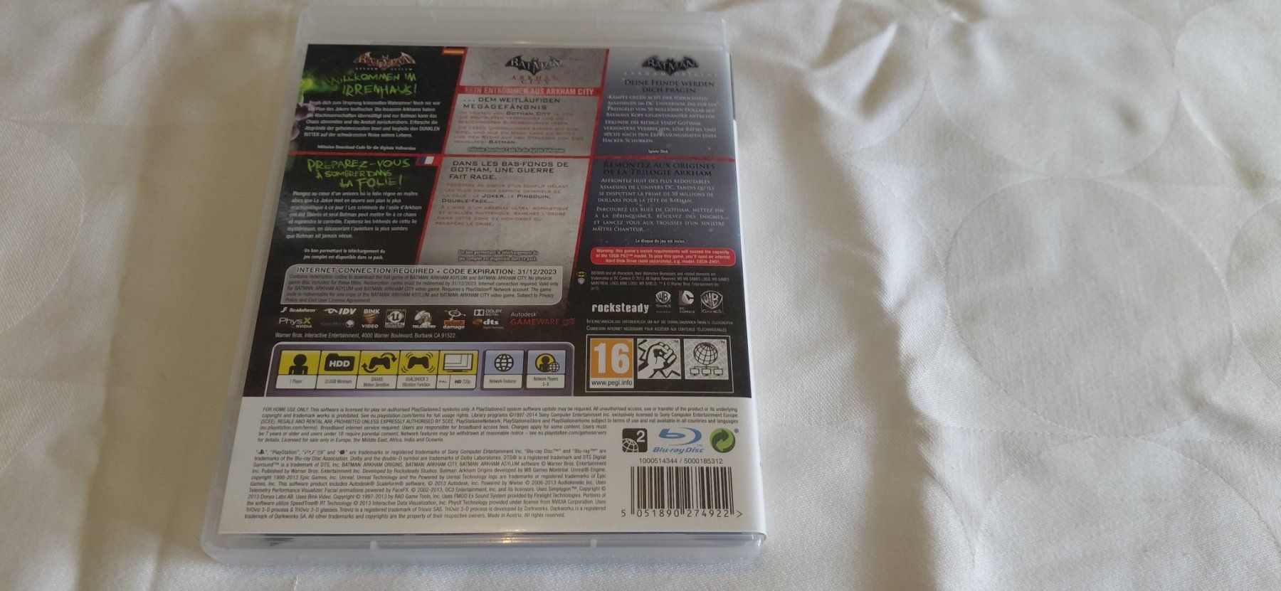 Spiele: Batman Arkham Collection PS3 – Gebraucht aus Gretzenbach von Uli1980 2