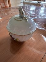 Exquisite Zuckerdose mit Blumenmuster - Vintage Charme