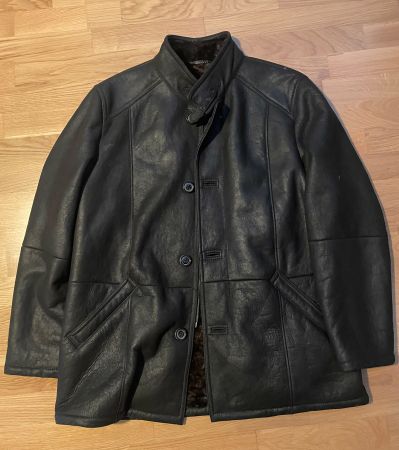 Werner Christ Leder- und Lammfelljacke