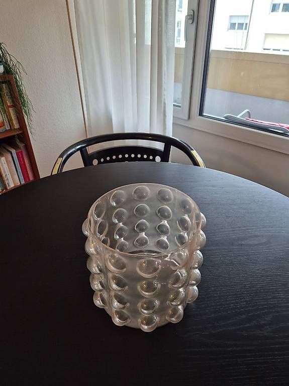 Vasen & Gefässe: Bubble Vase Glas rosa – Gebraucht aus Allschwil von Sandyheart 3