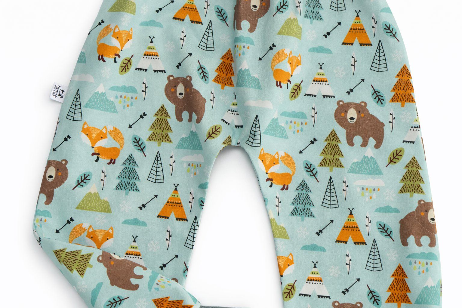 Pantaloni: Pumphose mit Waldtieren Gr.98/104 NEU – Nuovo e nell'imballaggio originale da Zürich venduto da sambaum 2