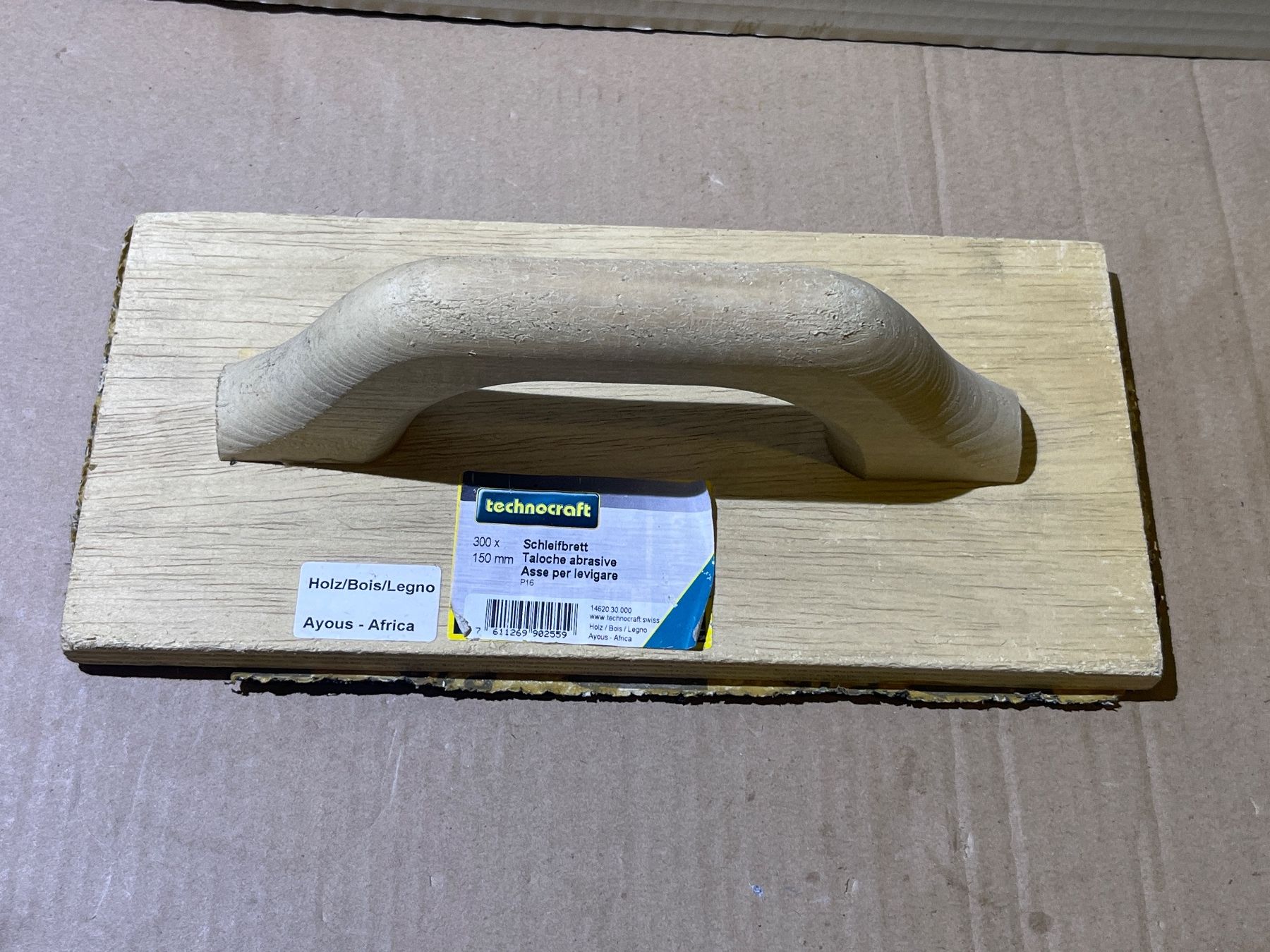 Technocraft Tutti gli attrezzi: Schleifbrett Technocraft, Holz, 300x150mm – Nuovo (secondo la descrizione) da Tann venduto da Mad_less