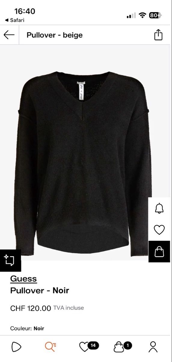 Guess Maglioni & Felpe: Pull en laine Guess Taille S/M – Nuovo (secondo la descrizione) da Aigle venduto da sow_m7gm 9