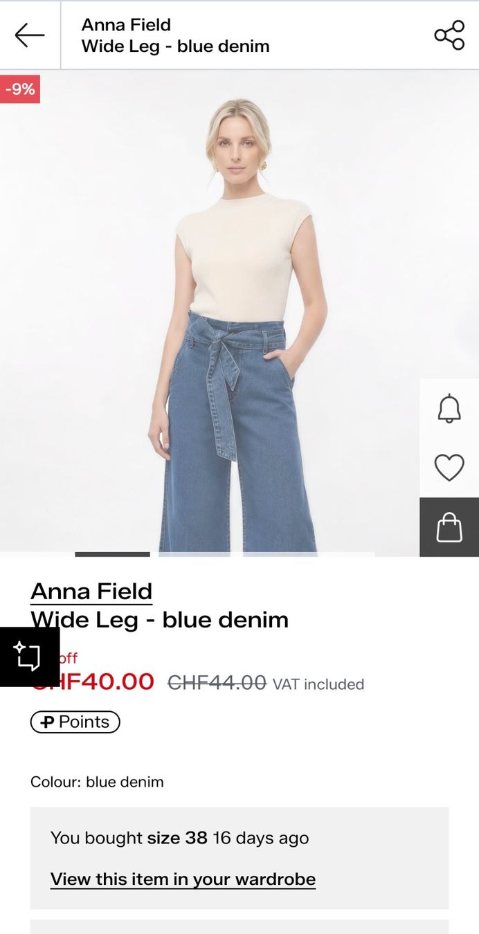 Jeans: Wide leg - Blue denim - Grösse 38 – Nuovo (secondo la descrizione) da Gockhausen venduto da mar_s6wn 3