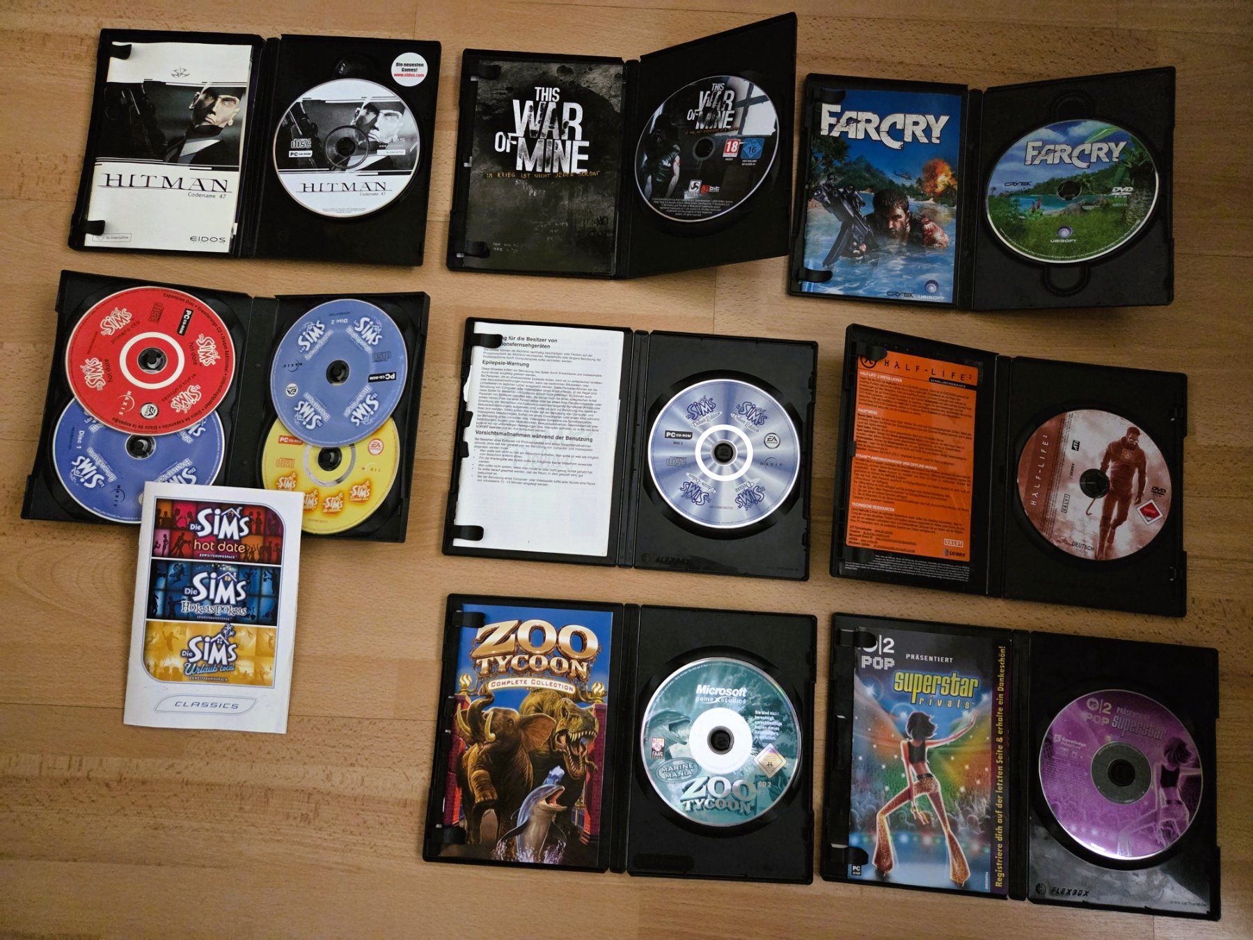 Giochi: 8x DVD ROM - CD - PC GAMES SAMMLUNG / COLLECTION – Usato da Brüttisellen venduto da Nighttrain