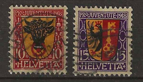 Tutti i francobolli: PJ018 - Pro Juventute 1918 obl. – Usato da Trélex venduto da Phil_Albert