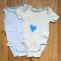Bodies Gr. 62, 2 Stück, Sommer Babykleider