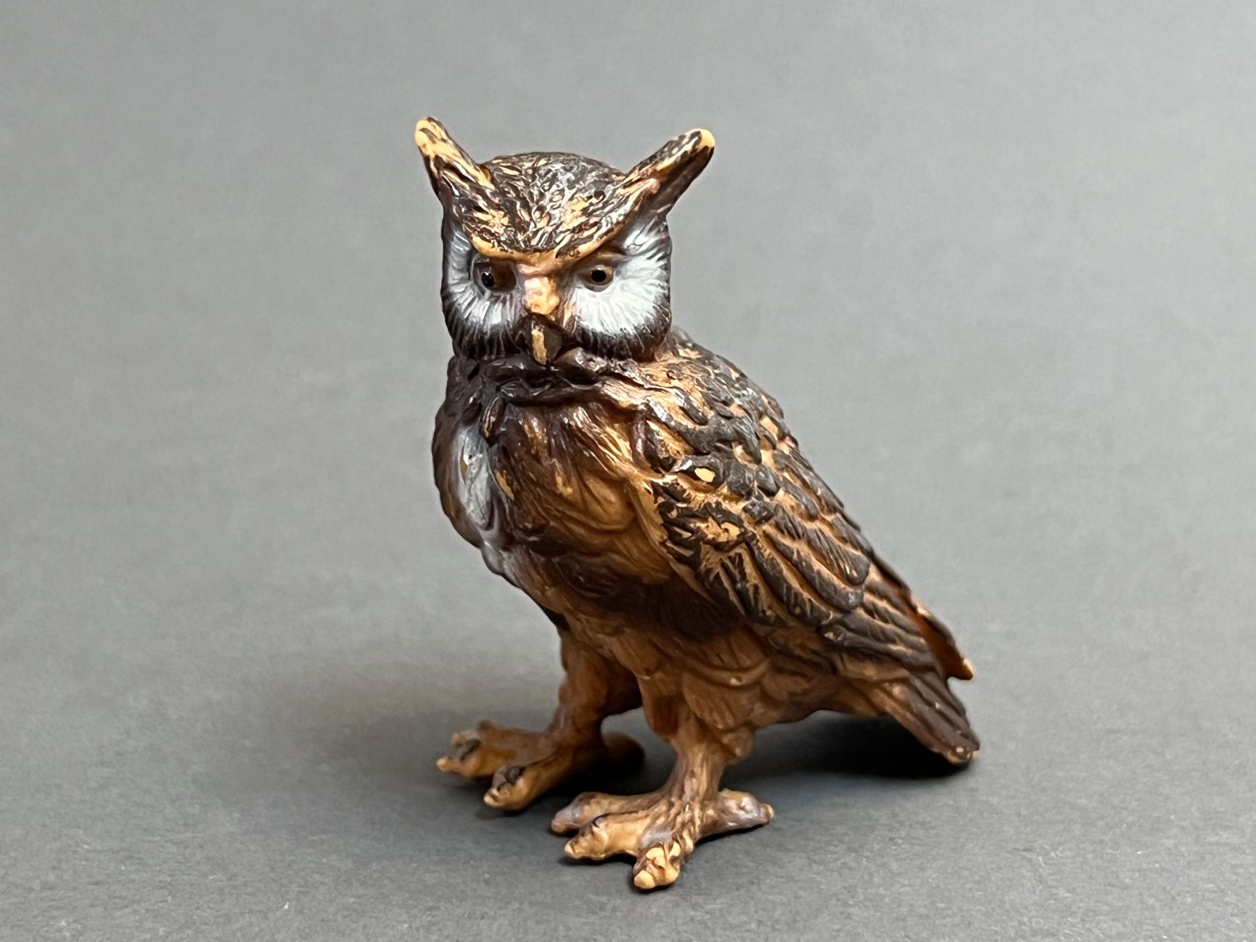 Schleich Statuette: Schleich 14247 - Uhu Eule Vogel – Usato da Ennetbaden venduto da mapa05