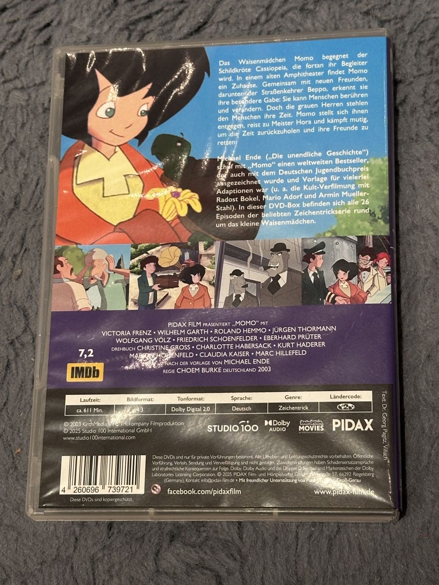 Tutti i DVDs: Momo DVD Komplettbox – Usato da Othmarsingen venduto da Crallthene98 1